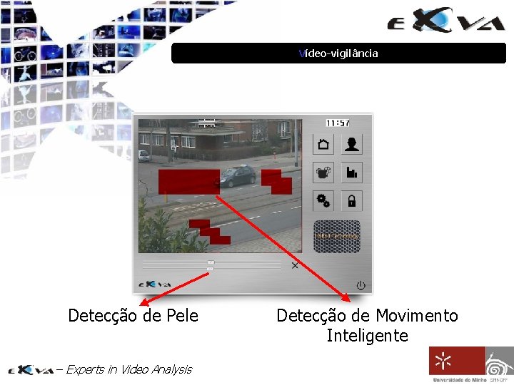 Vídeo-vigilância Detecção de Pele – Experts in Video Analysis Detecção de Movimento Inteligente 