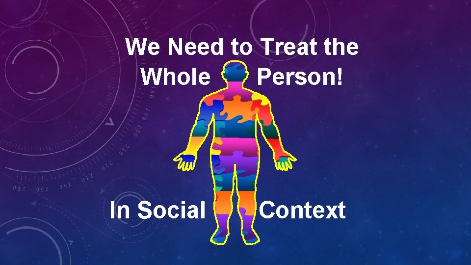 We Need to Treat the Whole Person! In Social Context 