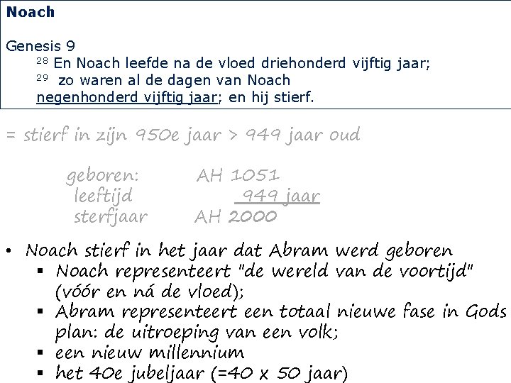Noach Genesis 9 28 En Noach leefde na de vloed driehonderd vijftig jaar; 29