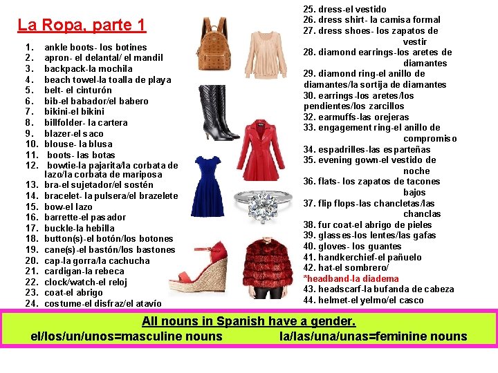 La Ropa, parte 1 1. 2. 3. 4. 5. 6. 7. 8. 9. 10.