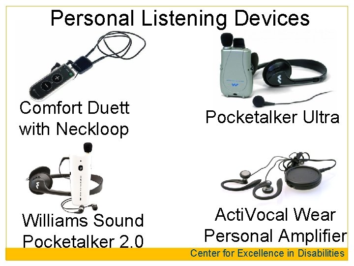Personal Listening Devices Comfort Duett with Neckloop Pocketalker Ultra Williams Sound Pocketalker 2. 0