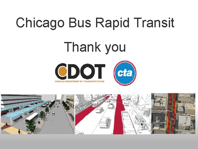 Chicago Bus Rapid Transit Thank you 