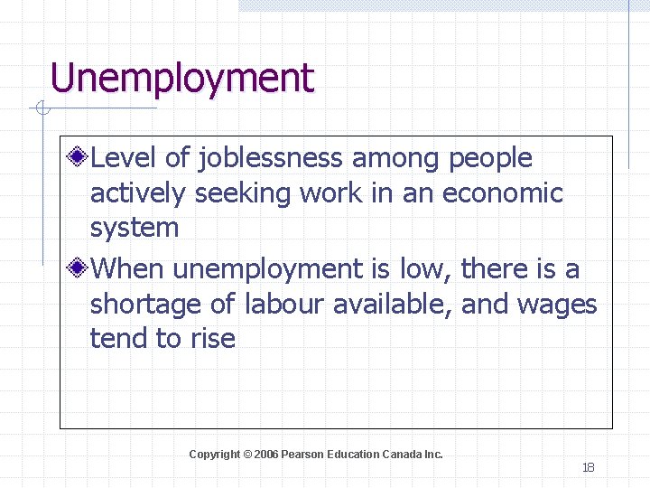 Unemployment Level of joblessness among people actively seeking work in an economic system When