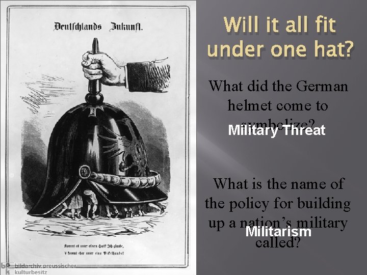 Will it all fit under one hat? What did the German helmet come to