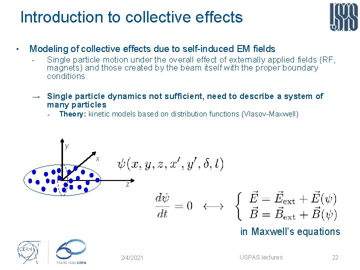 Introduction to collective effects • Modeling of collective effects due to self induced EM