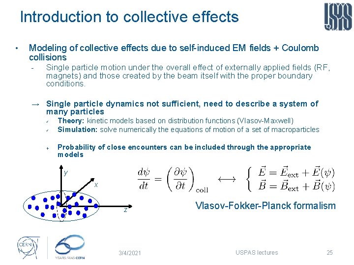 Introduction to collective effects • Modeling of collective effects due to self induced EM