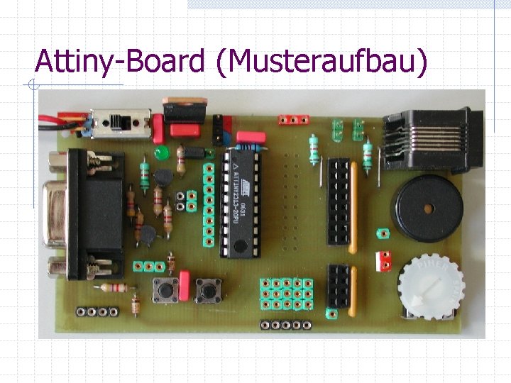 Attiny-Board (Musteraufbau) 