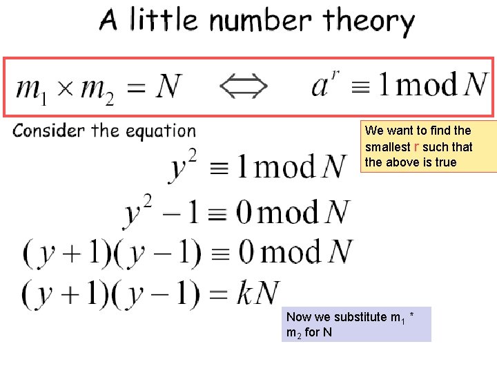 We want to find the smallest r such that the above is true Now We want to find the smallest r such that the above is true Now