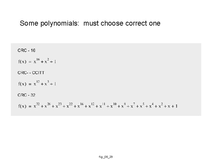 Some polynomials: must choose correct one fig_08_29 