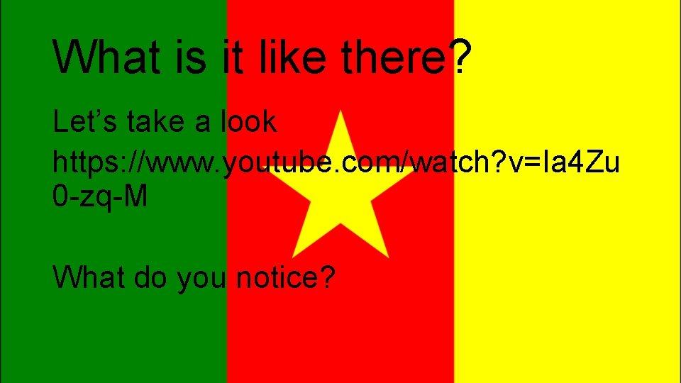 What is it like there? Let’s take a look https: //www. youtube. com/watch? v=Ia