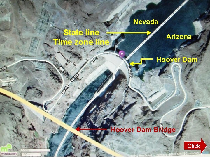 Nevada State line Time zone line Arizona Hoover Dam Bridge Picture Title Click 