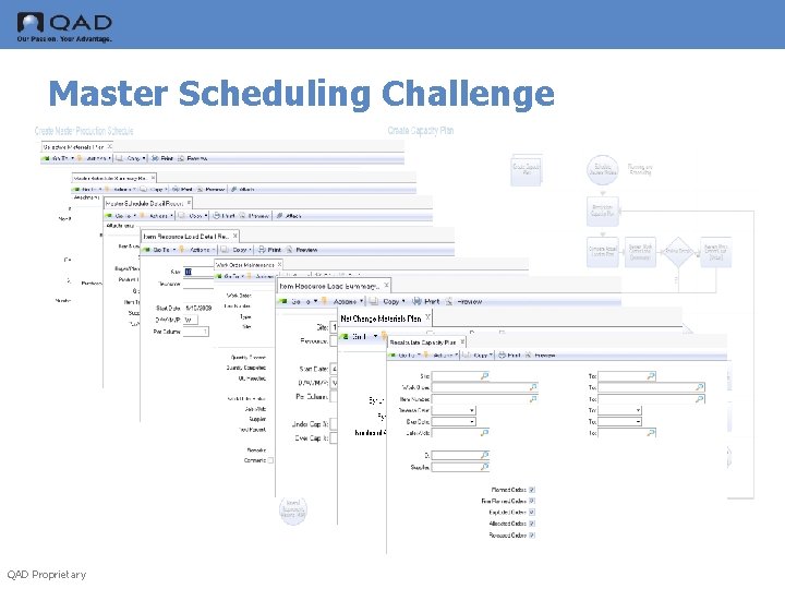 Master Scheduling Challenge QAD Proprietary 