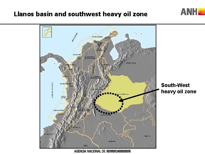 Llanos basin and southwest heavy oil zone South-West heavy oil zone 