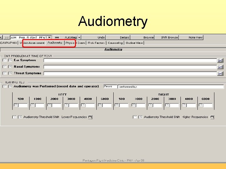 Audiometry 