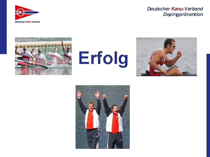 Deutscher Kanu-Verband Dopingprävention Erfolg 