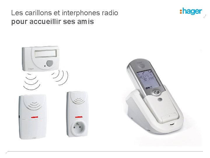 Les carillons et interphones radio pour accueillir ses amis 