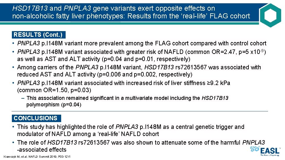 HSD 17 B 13 and PNPLA 3 gene variants exert opposite effects on non-alcoholic