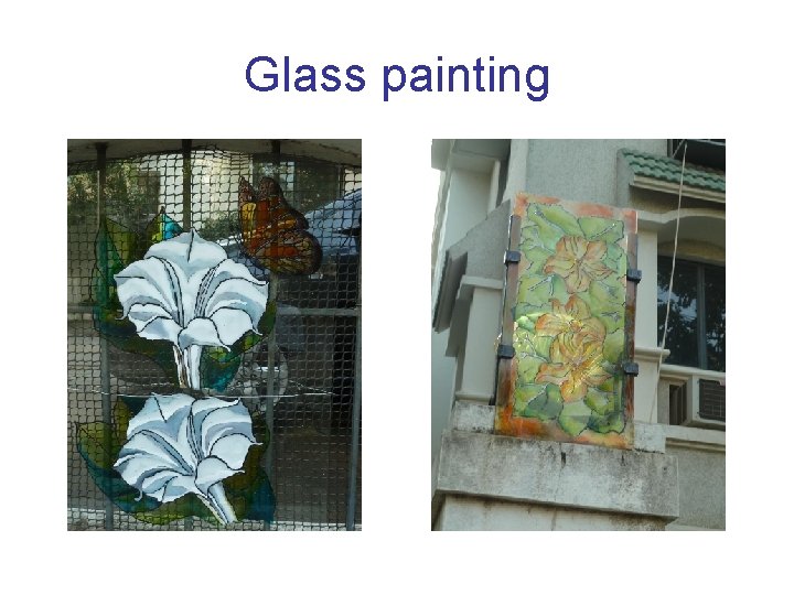 Glass painting 