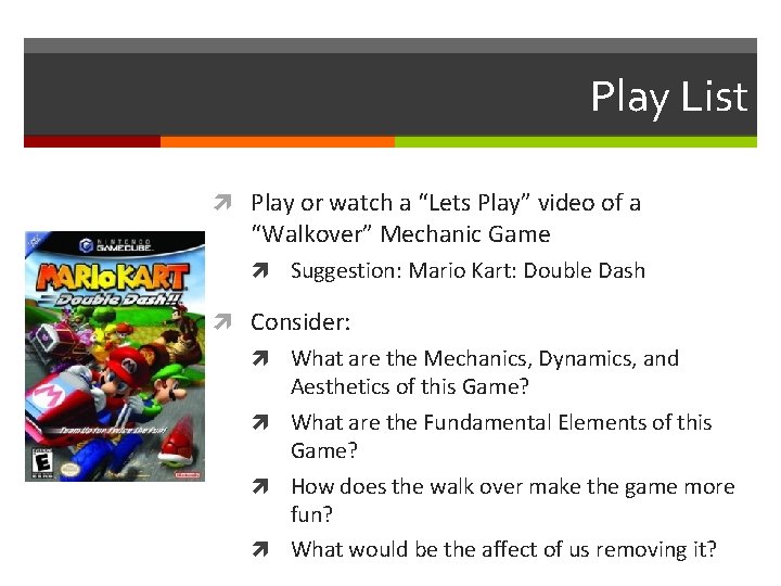 Play List Play or watch a “Lets Play” video of a “Walkover” Mechanic Game