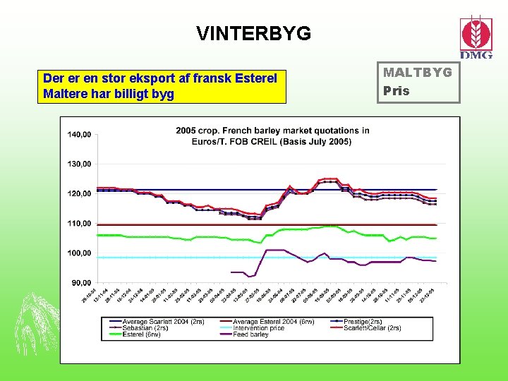 VINTERBYG Der er en stor eksport af fransk Esterel Maltere har billigt byg MALTBYG