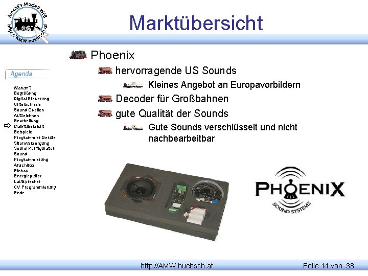 Marktübersicht Phoenix hervorragende US Sounds Warum? Begrüßung Digital Steuerung Unterschiede Sound Quellen Aufzeichnen Bearbeitung