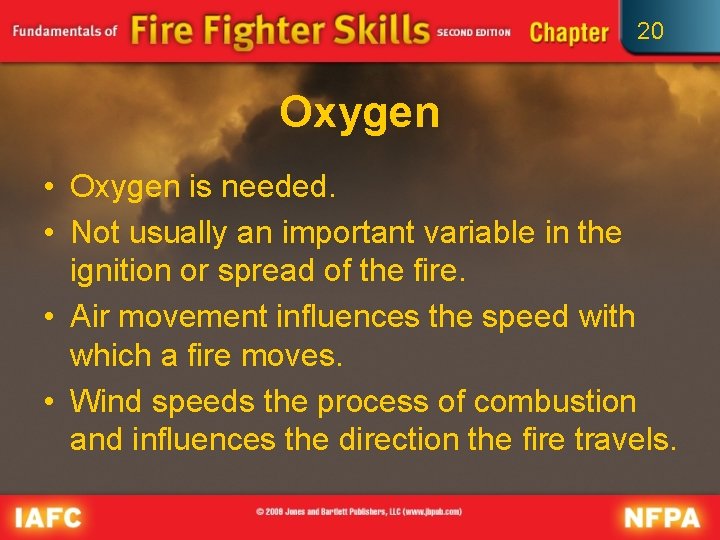 20 Oxygen • Oxygen is needed. • Not usually an important variable in the