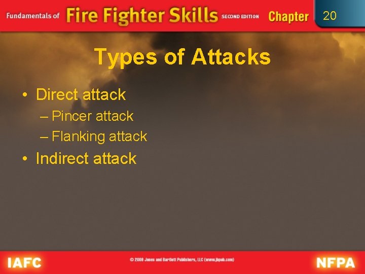 20 Types of Attacks • Direct attack – Pincer attack – Flanking attack •