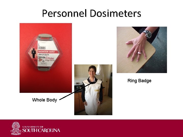 Personnel Dosimeters Ring Badge Whole Body 