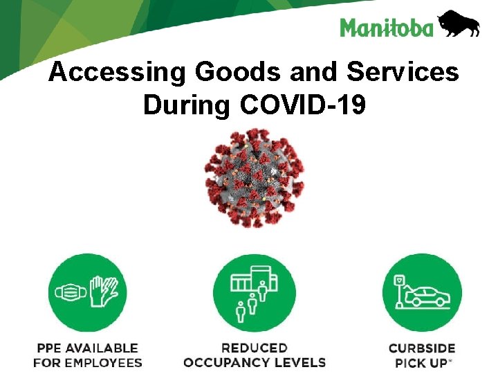 Accessing Goods and Services During COVID-19 