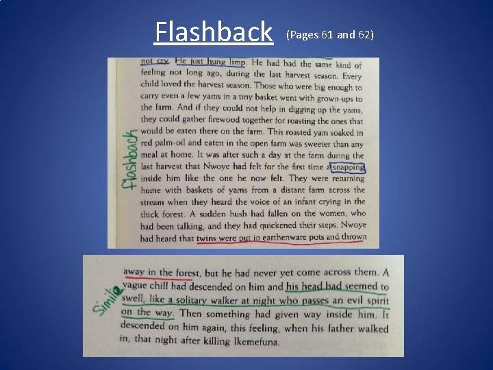Flashback (Pages 61 and 62) 