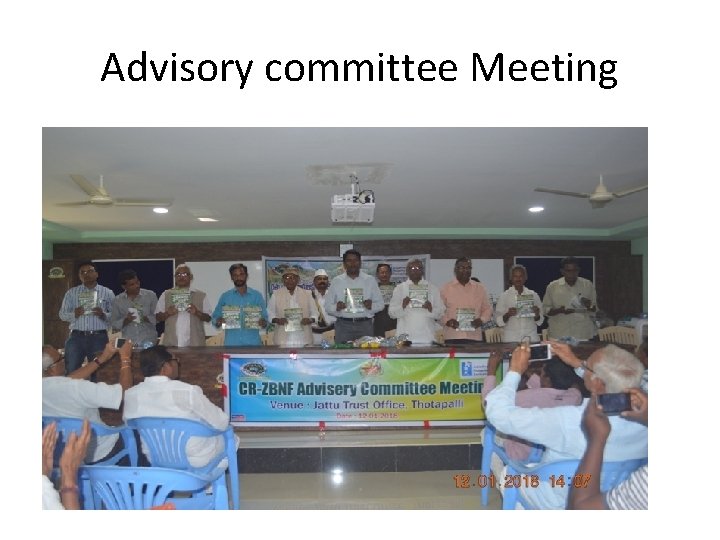 Advisory committee Meeting 