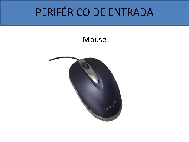 PERIFÉRICO DE ENTRADA Mouse 