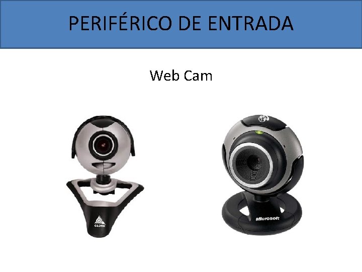 PERIFÉRICO DE ENTRADA Web Cam 