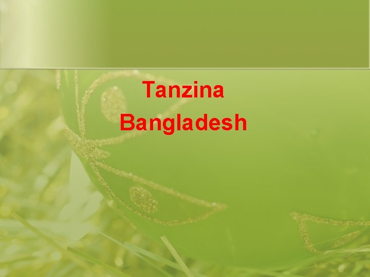 Tanzina Bangladesh 