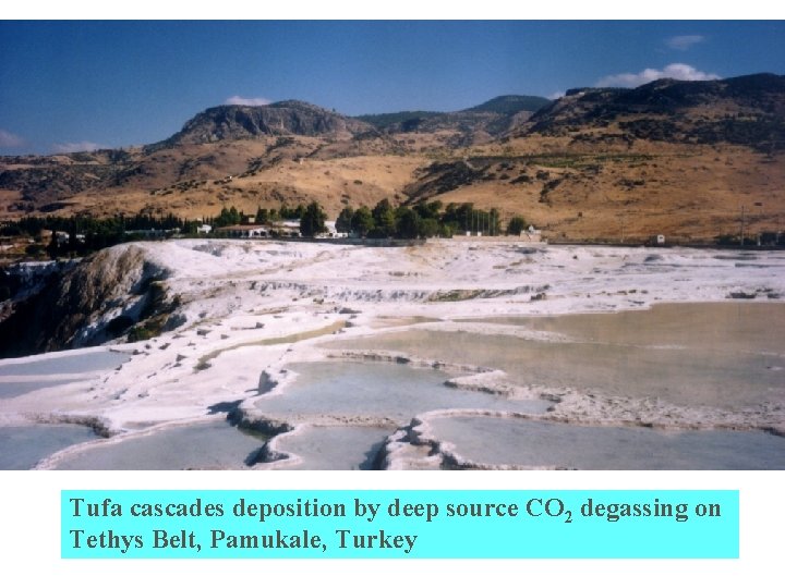Tufa cascades deposition by deep source CO 2 degassing on Tethys Belt, Pamukale, Turkey
