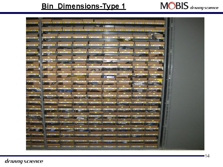 Bin Dimensions-Type 1 14 