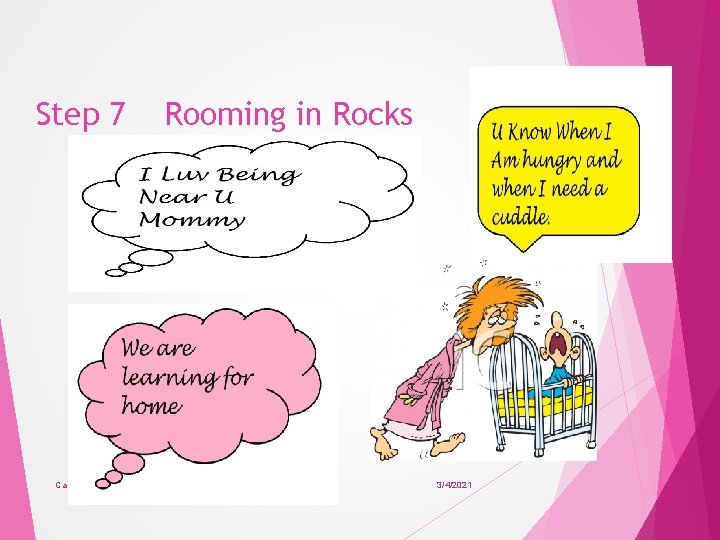 Step 7 Rooming in Rocks Carmel Byrne RM, Mary O Donnell RM 3/4/2021 