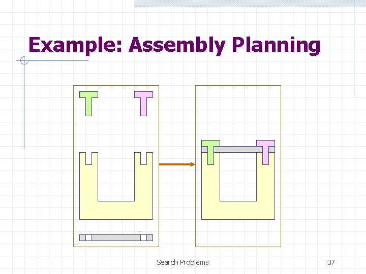 Example: Assembly Planning Search Problems 37 
