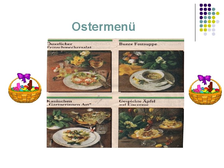 Ostermenü 