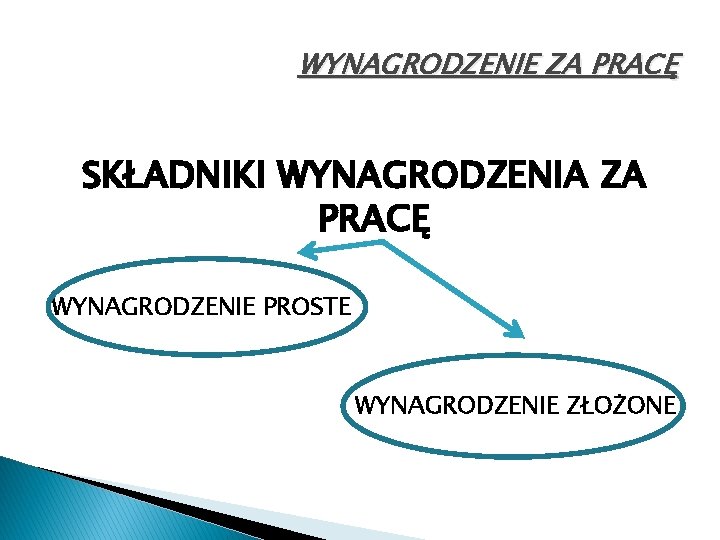 WYNAGRODZENIE ZA PRACĘ SKŁADNIKI WYNAGRODZENIA ZA PRACĘ WYNAGRODZENIE PROSTE WYNAGRODZENIE ZŁOŻONE 