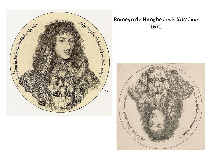 Romeyn de Hooghe Louis XIV/ Lion 1672 