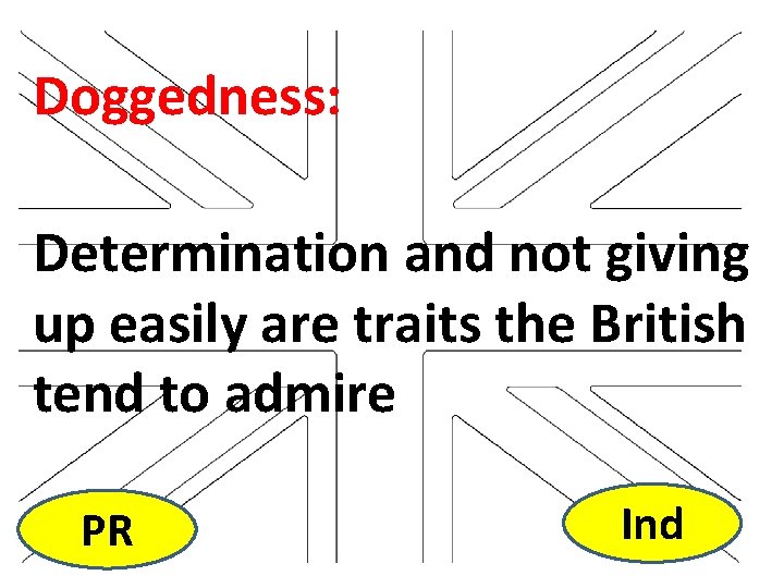 Doggedness: Determination and not giving up easily are traits the British tend to admire