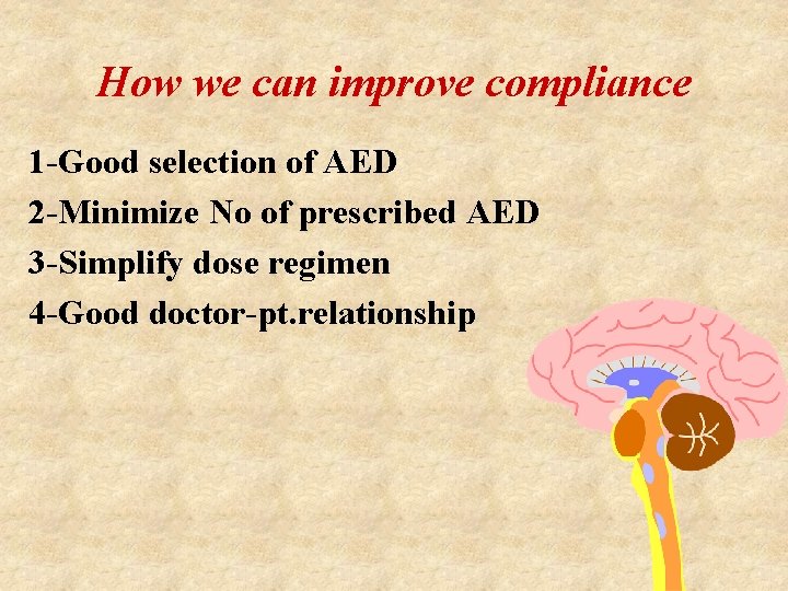 How we can improve compliance 1 -Good selection of AED 2 -Minimize No of