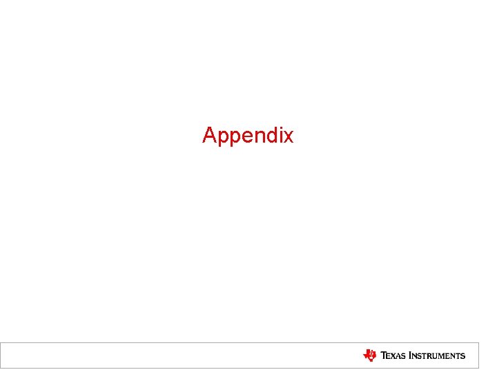 Appendix 