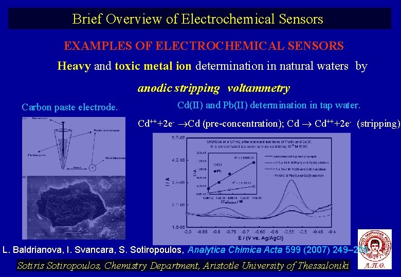 Brief Overview of Electrochemical Sensors TYPES OF ELECTROCHEMICAL