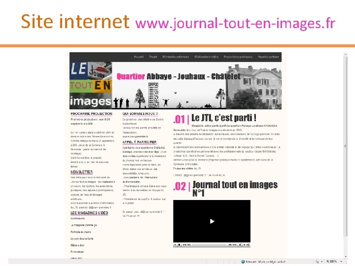 Site internet www. journal-tout-en-images. fr 