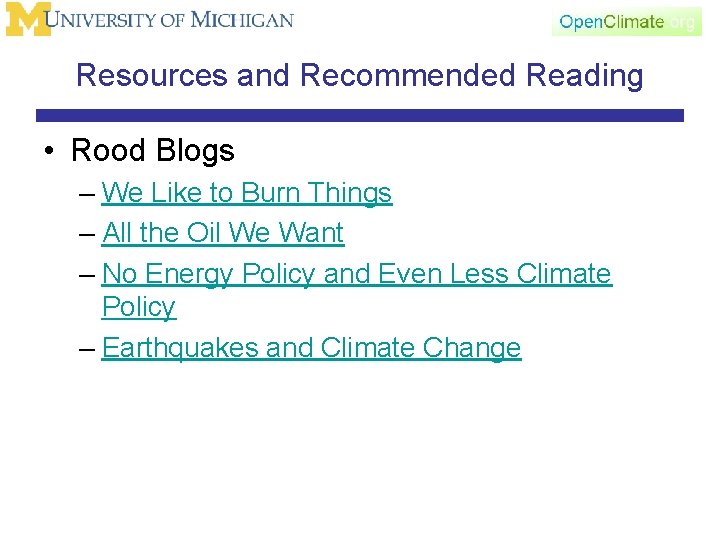 Resources and Recommended Reading • Rood Blogs – We Like to Burn Things –