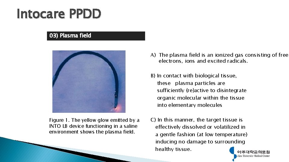 Intocare PPDD What is Plasma? 03) Plasma field A) The plasma field is an
