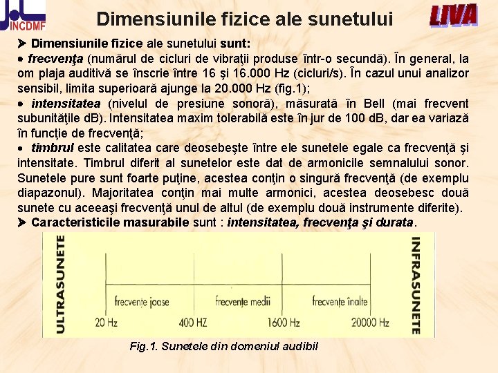 Dimensiunile fizice ale sunetului sunt: frecvenţa (numărul de cicluri de vibraţii produse într-o secundă).