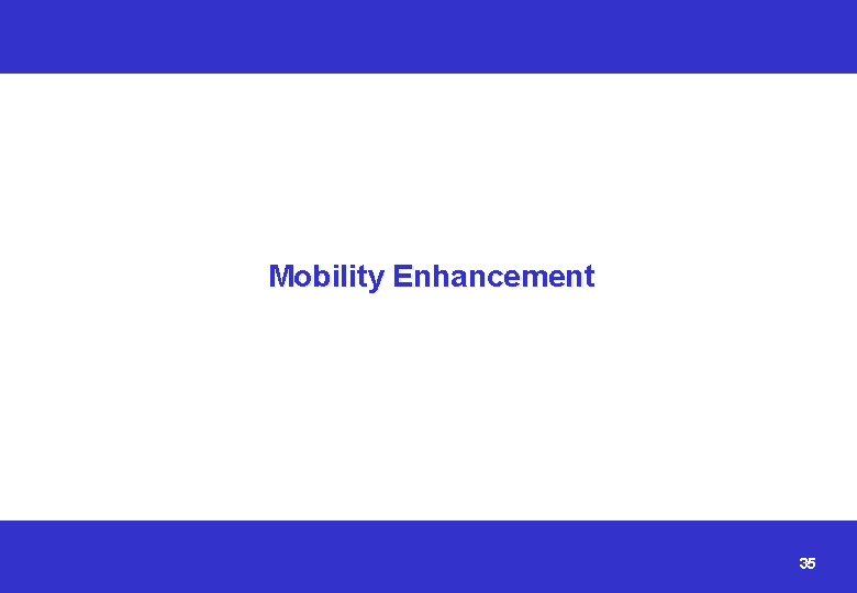 Mobility Enhancement 35 